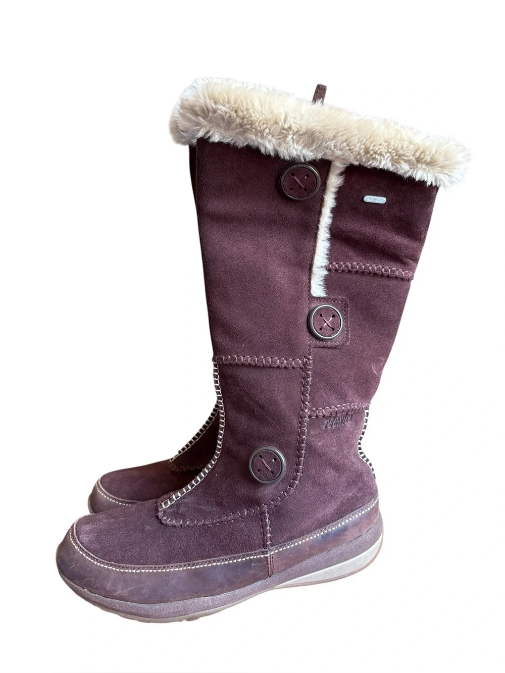 TECNICA PATCHWORK HIGH TCY WINTER BOOT BROWN WOMEN'S size 10.
